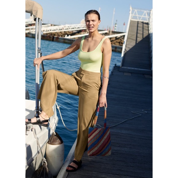 NWT & other stories high waist side slit pants - Picture 4 of 6